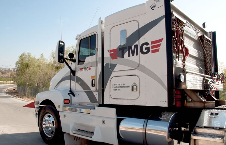 TMG, empresa de transporte de carga pesada y exceso de dimensiones en León Guanajuato